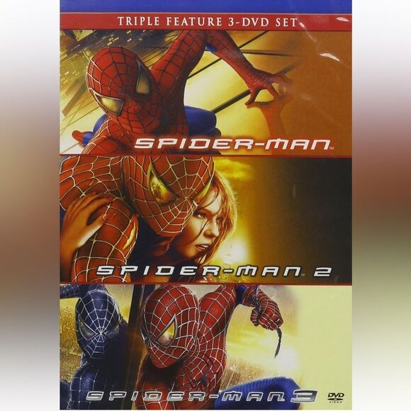 Spider-Man Trilogy DVD Set - Black Case - Picture 1 of 10